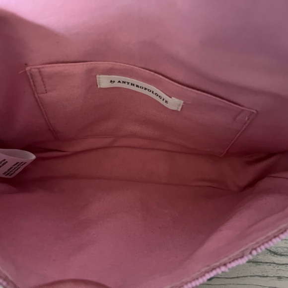 Anthropologie Pink Olive Beaded Purse - Picture 10 of 10